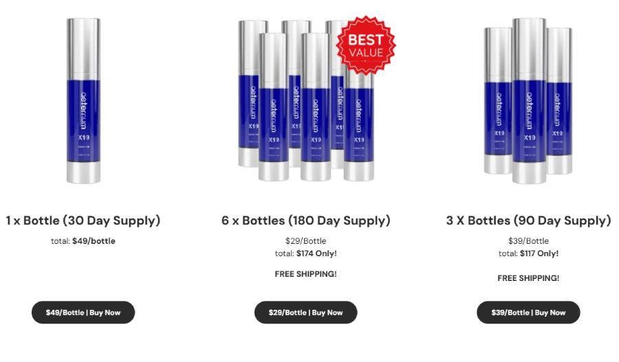 Aeternum X19 Skin Serum on sale, save big and rejuvenate your skin today